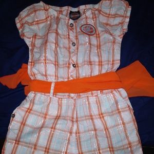 Girls Harley Davidson romper